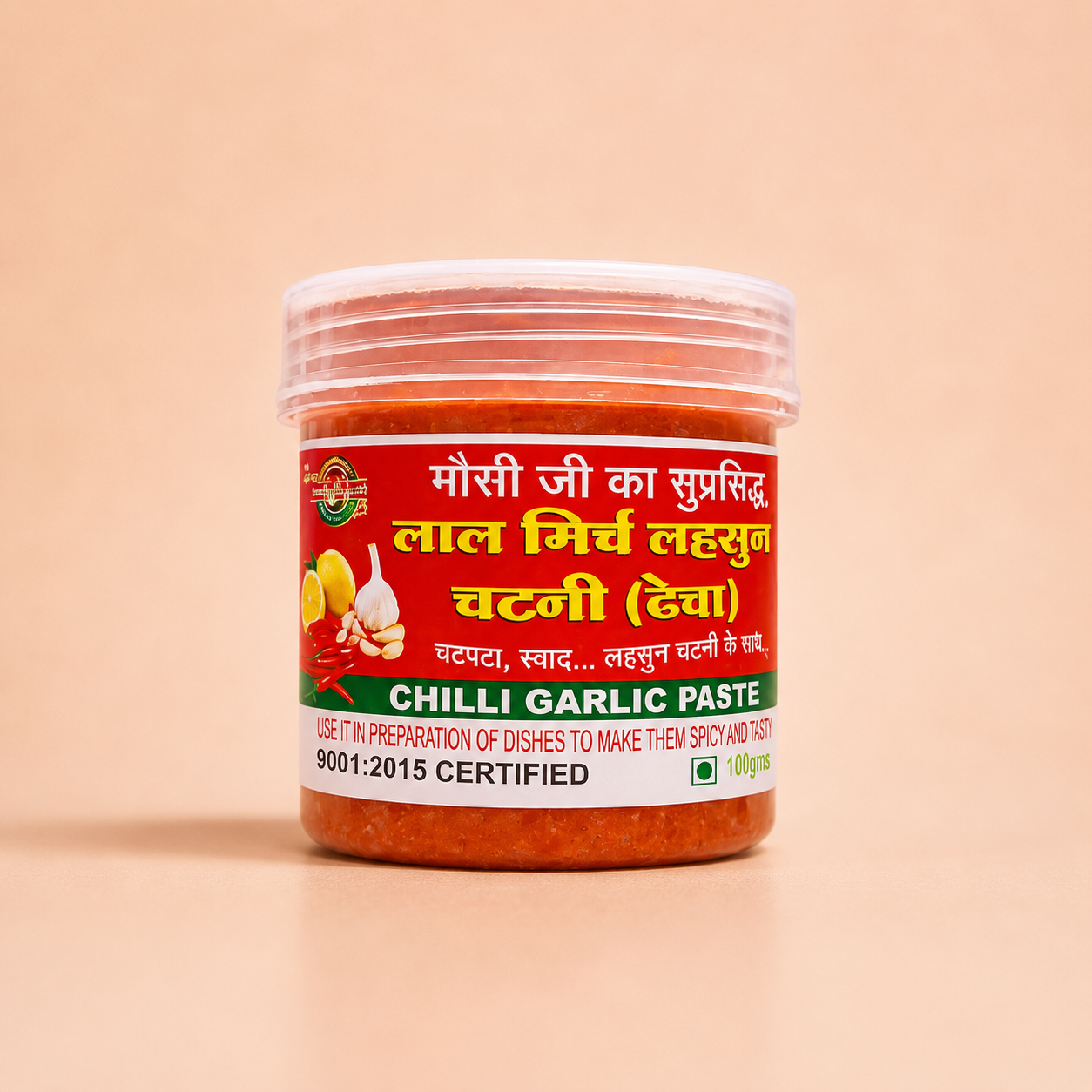 RED CHILLI & & GARLIC PASTE(ढेचा)