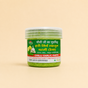 GREEN CHILLI & & GARLIC PASTE(ढेचा)