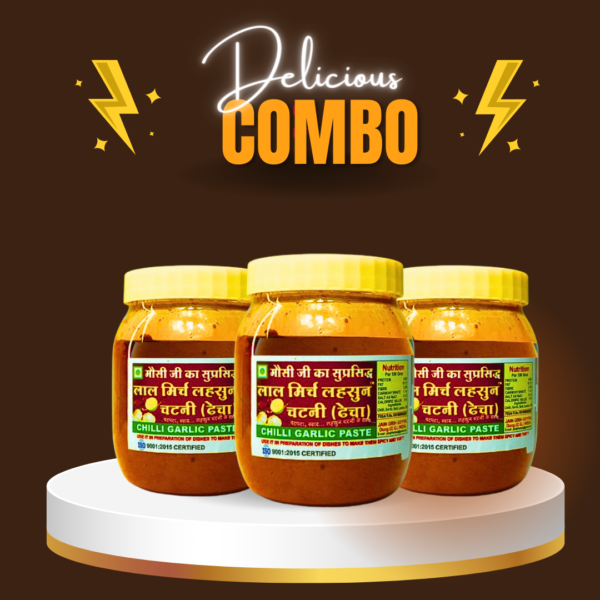 RED CHILLI GARLIC COMBO(3/pc) AT JUST @470!